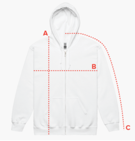 Unisex vetoketjullinen huppari Liisunkallion logolla selässä