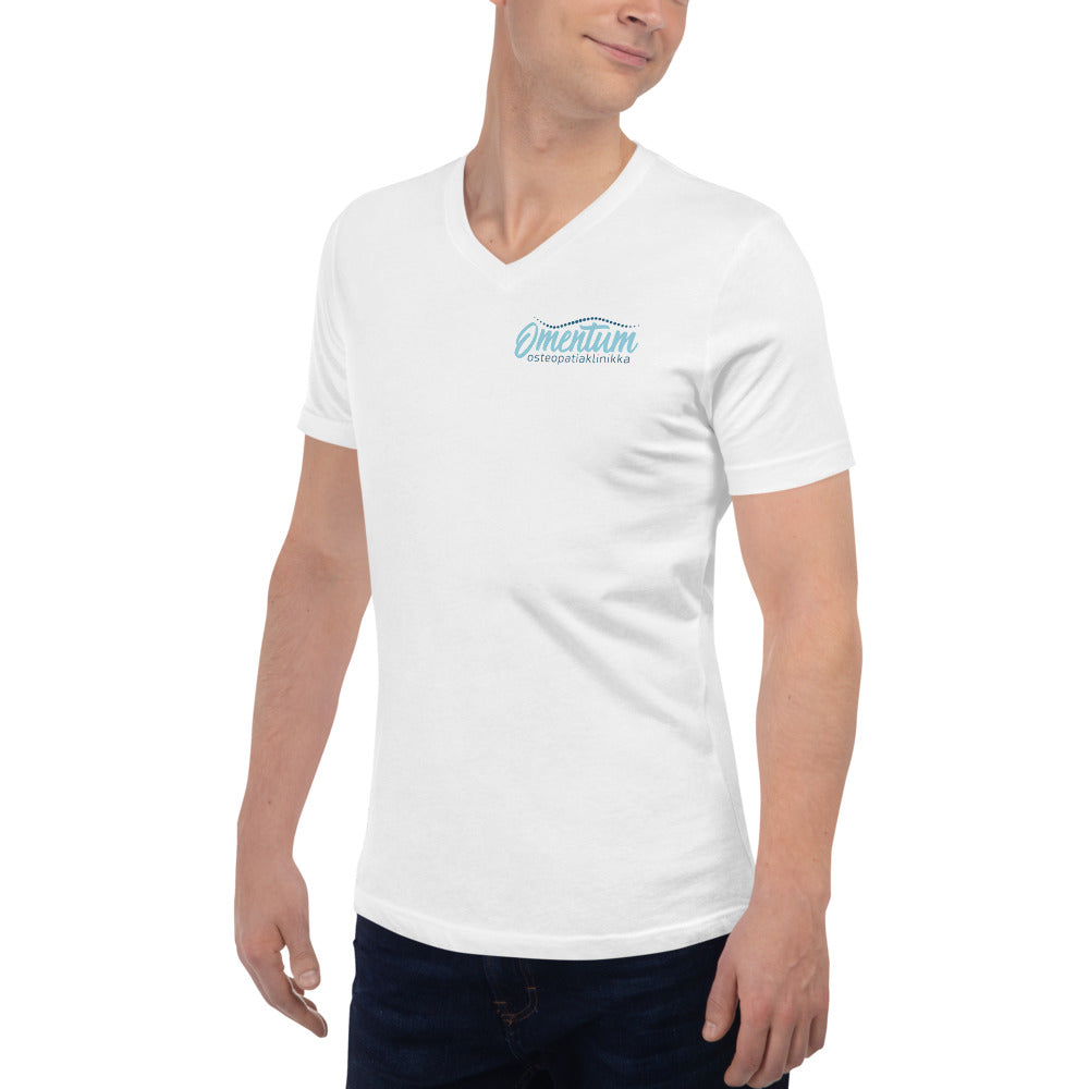 Premium T-Paita V-kaula-aukolla