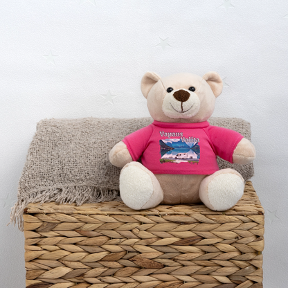 Matkapehmo - Nalle Vapaus Valita printillä - pinkki
