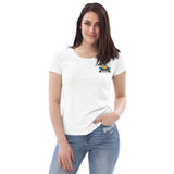 SF-Caravan T-paita omalla tekstillä luomu puuvillaa, naisten malli