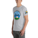 T-paita isolla SF-Caravan Valkeakosken Seutu ry:n logolla