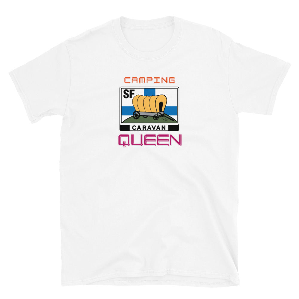 T-Paita "Camping Queen" omalla Nimellä