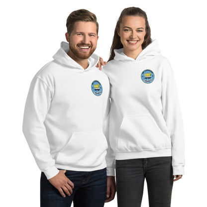 Unisex Huppari SF-Caravan Kaarina pieni logo edessä, omalla jäsennumerolla