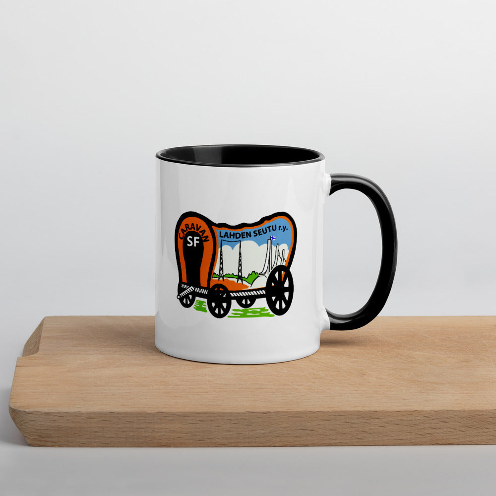 Muki SF-Caravan ja Lahden Seutu omalla logolla