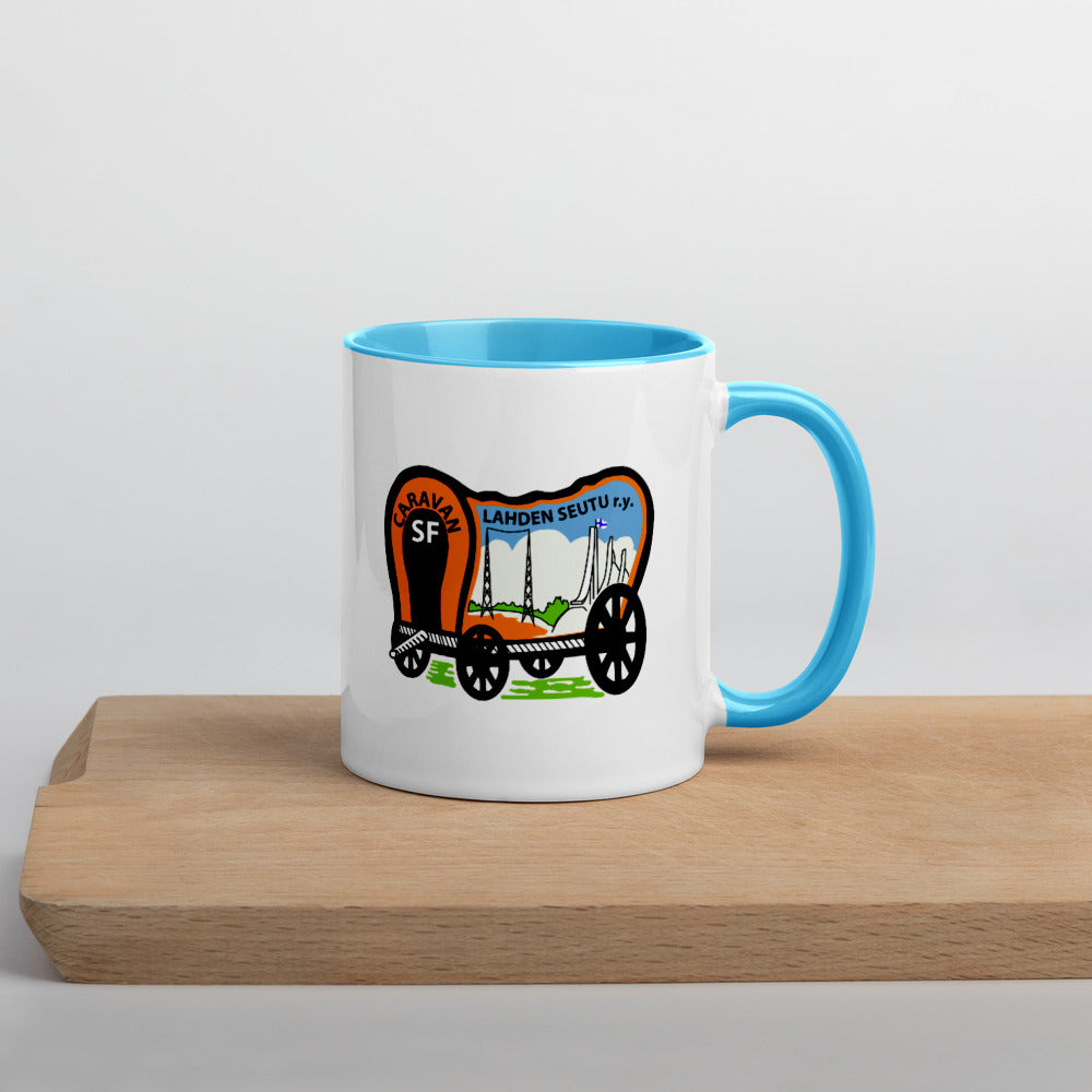 Muki SF-Caravan ja Lahden Seutu omalla logolla