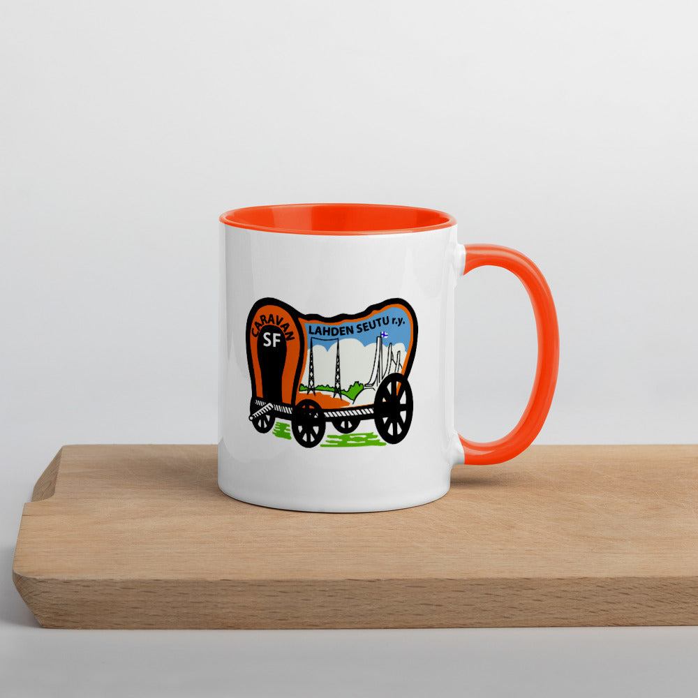 Muki SF-Caravan ja Lahden Seutu omalla logolla